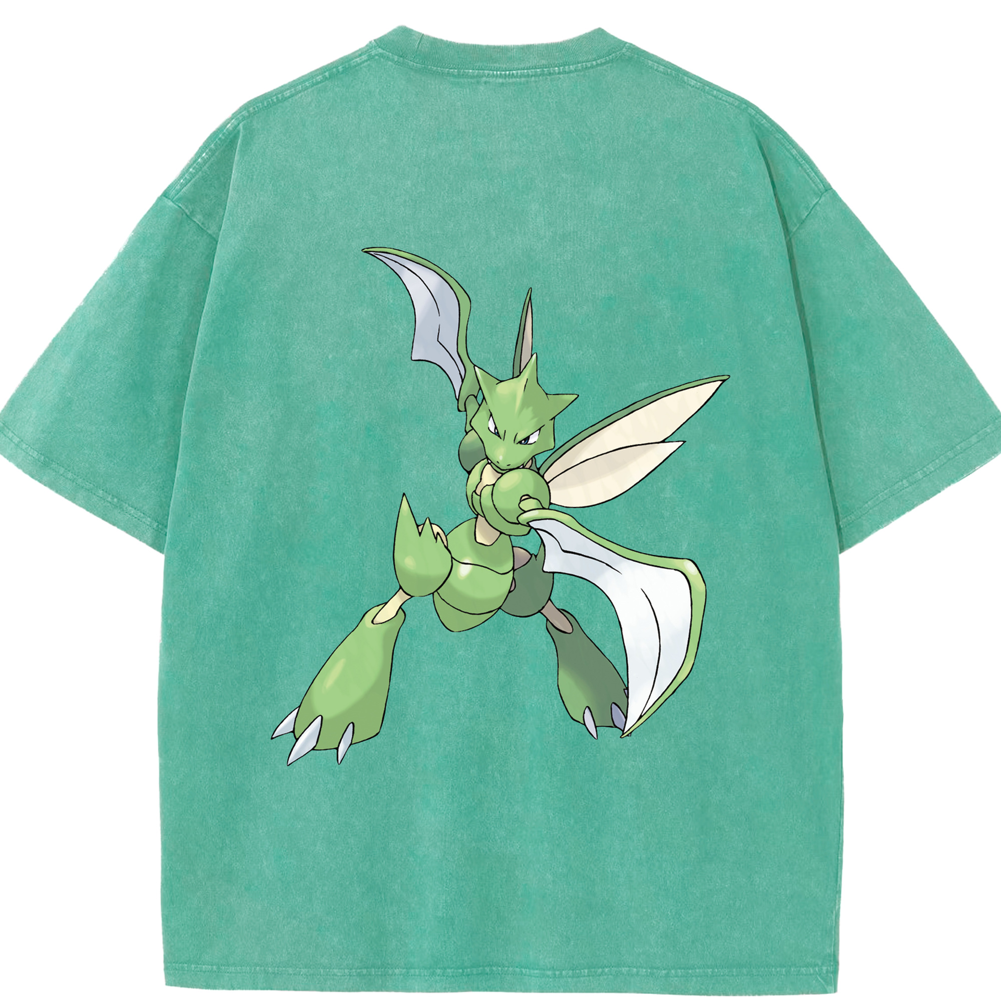（画像用） ポケットモンスター Pokémon 綿100% ヴィンテージ風 半袖Tシャツ（背面プリント）